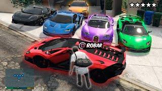 ROBANDO SUPER AUTOS MILLONARIOS en GTA 5