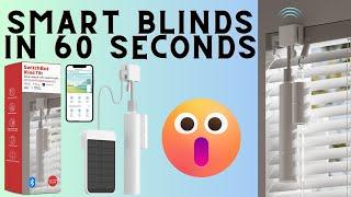SwitchBot Blind Tilt Motorized Worlds easiest solar-powered smart Electric blinds Bluetooth