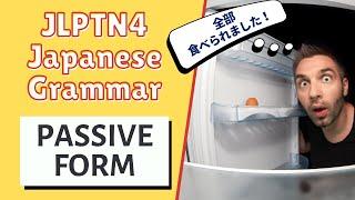 JLPT N4 Japanese Grammar Lesson How to Use Passive Form in Japanese 日本語能力試験 文法