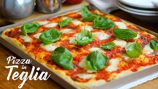 Pizza in Teglia  Homemade Italian Pan Pizza Recipe