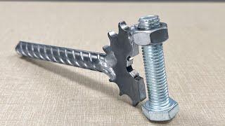 NEVER Throw Away Your Old BICYCLE GEARS A GREAT TOOL Made From Bicycle Gears And Construction Steel