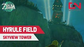 Hyrule Field Skyview Tower Zelda Tears of the Kingdom