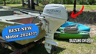 Brand New Suzuki 20 HP Outboard Unboxing & Install  2024 DF20A