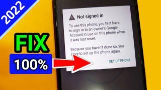 100% Fix Not Signed In Setup Phone VIVO VIVO Y11 1906 frp bypassNew Method 2022