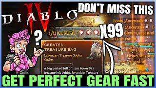 Diablo 4 - Do THIS Now - New Buff Patch = FAST EASY Greater Affix Gear & INFINITE Materials - Guide