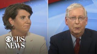 McConnell and McGrath face off in Kentucky Senate debate