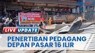 Pedagang di Depan Pasar 16 Ilir Palembang Diberi Waktu 3 Hari Berjualan Pasca-Menolak Ditertibkan