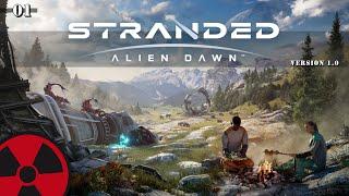 Stranded Alien Dawn  1.0 - #01 Eine neue Kolonie Bruchlandung in der Wüste   Gameplay German