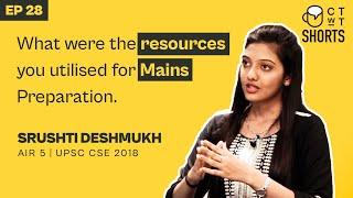 Booklist and Resources for UPSC Mains Preparation - UPSC CSE Preparation by IAS Srushti Deshmukh