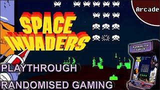 Space Invaders 1978 Arcade Original - Attract gameplay & playthrough with cabinet artwork 4K60