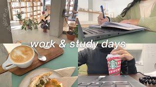 Work and study days  living alone vlog  future jobs working in a cute cafe Uniqlo haul