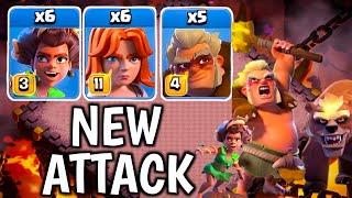 TH16 NEW ATTACK STRATEGY 6 ROOT RIDER + 6 VALKYRIE + 5 DRUID - Clash of Clans - Th16 Lalo attack