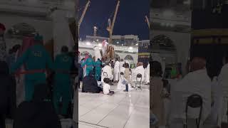 Kabe İmamının Minberi Tavaf Alanına Geliyor #kaaba #kabe #shorts