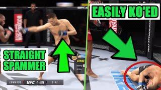 UFC 4 How to EASILY Knockout Jab Straight Spammers Online