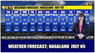 WEATHER FORECAST NAGALAND JULY 5