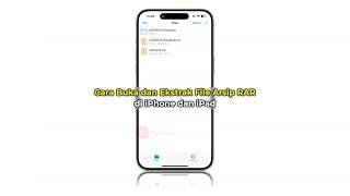 Cara Buka dan Ekstrak File RAR di iPhone dan iPad  Tanpa Ribet  Terbaru