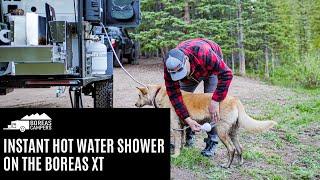 Boreas Campers Offroad Trailers Instant Hot Water Shower