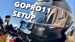 GoPro Hero 11 Black Motorcycle VLOG Setup