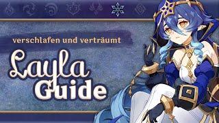 KOMPLETTER LAYLA GUIDE  Die Besten Builds Teams Artefakte und Waffen  Genshin Impact  DE