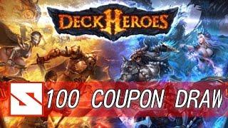 Deck Heroes 100 Coupon DRAW AndroidiOS