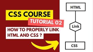 How to Properly Link HTML and CSS  CSS Course Tutorial 02 Hindi Urdu