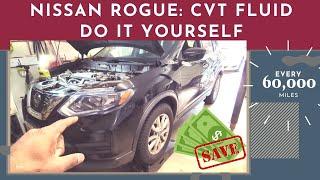 2014-2020 Nissan Rogue Altima Transmission CVT fluid Flush - DIY How to Oil Change Video