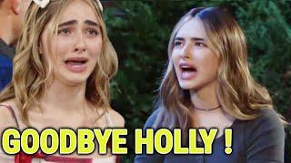 Days of our lives spoilers HOT Goodbye Holly suddenly leaves Salem to reunite with Nicole and Jude