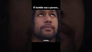 If a humble was person…