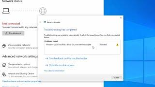 FIX Windows could not find a driver for your network adapter SOLVED