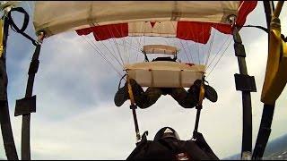 Impressive 3-Way Parachute Downplane -- The SkyHawks
