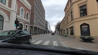 Norway Driving Tour Of Drammen City Center