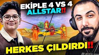 24 YAYINCIYLA EĞLENCELİ 4 VS 4 YAPTIK ORTALIK FENA KARIŞTI  PUBG MOBILE