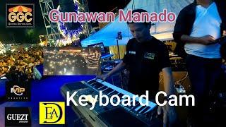 Concert Gunawan Oto So sambar Lagu Manado - GGC Pasar Malam - Keyboard Cam