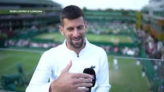 Novak Đoković Hvala Bogu nemam bol I SPORT KLUB Wimbledon 2024.