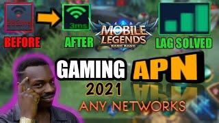 Mobile Legends - Anti Lag solve  New APN 2021  All networks  Stable For Online Games