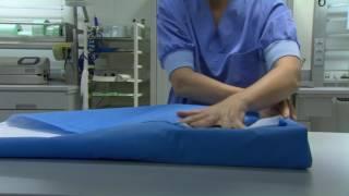 How to Fold Sterilisation Wrap Envelope Method