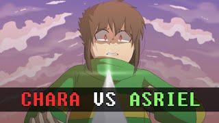 Chara vs Asriel  Glitchtale Fight scenes 23