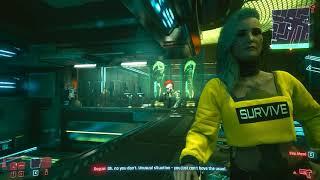 Cyberpunk77 Final mission - Rogue in Afterlife scene