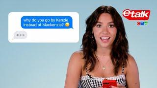 Kenzie Ziegler Texts Her Fans  Etalk