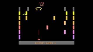 Atari 2600 Worm War I Gameplay