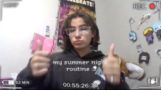 My summer night routine 3