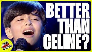 12-Year-Old Boy WOWS with Celine Dion Cover