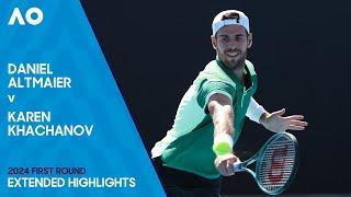 Daniel Altmaier v Karen Khachanov Extended Highlights  Australian Open 2024 First Round