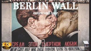 【4K】BERLIN WALL - East Side Gallery - Full Tour With Captions CC