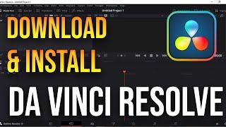 How to download and install Davinci Resolve 17 free