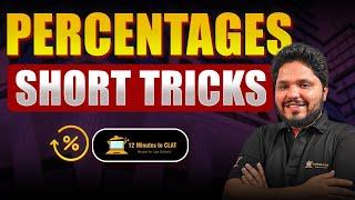 Percentages Short Tricks I Data Interpretation I Ankur Sharma