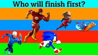 Sonic vs. Flash vs. Quicksilver vs. Dash vs. Turbo