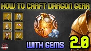 Craft Dragon Gear 2.0 Updated method - Rise of Castles Ice and Fire