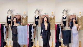 Try on haul  Dress gaun kondangan premium cantik