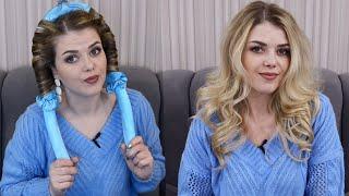 КУДРИ БЕЗ ПЛОЙКИ  HEATLESS CURLS TUTORIAL